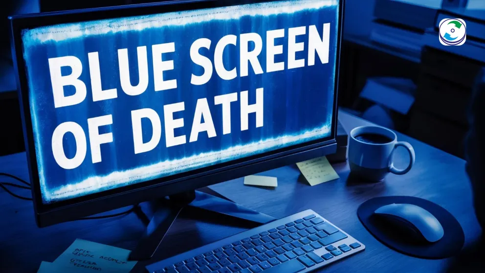 Fix PAGE_FAULT_IN_NONPAGED_AREA: Windows BSOD Guide (2025) Blue screen of death error message "PAGE_FAULT_IN_NONPAGED_AREA" displayed on a computer screen.
