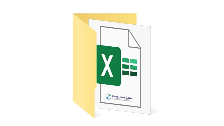 A person working diligently on a laptop, focused on recovering a lost Excel file.