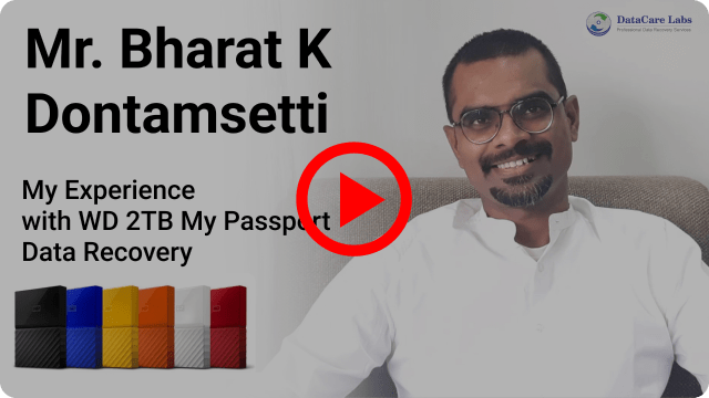 Bharat K Dontamsetti - Data Recovery Customer of DataCare Labs