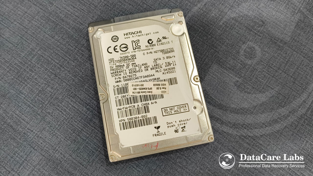 Hitachi Hard Drive Data Recovery Hyderabad