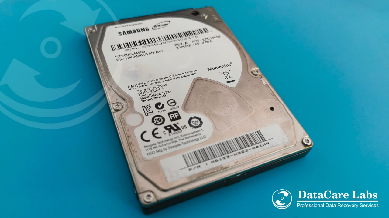 Samsung Momentus Hard Disk Data Recovery Kolkata