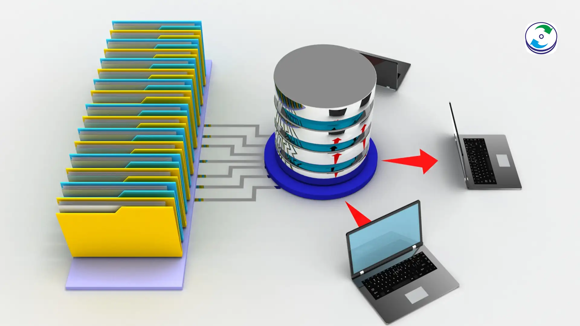 A technical diagram illustrating the SSD data block structure and the TRIM/Garbage Collection process.